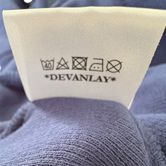 Lacoste Navy Blue 100% Cotton Half Zip Sweatshirt Pullover Size 4 Casual Preppy - Picture 6 of 8